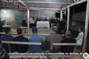 Comunidade Olhos D’água recebe a Câmara em audiência pública