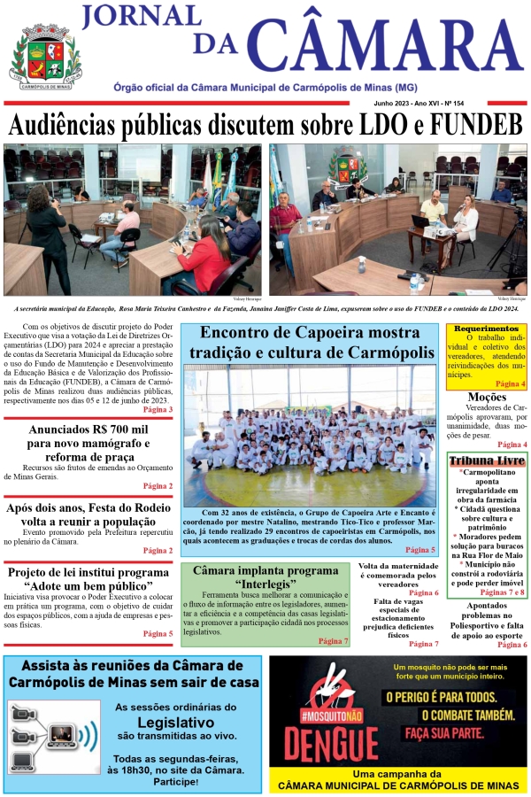 Jornal da Câmara - Junho/2023
