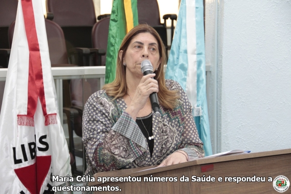 Secretária da Saúde presta contas do último quadrimestre de 2024