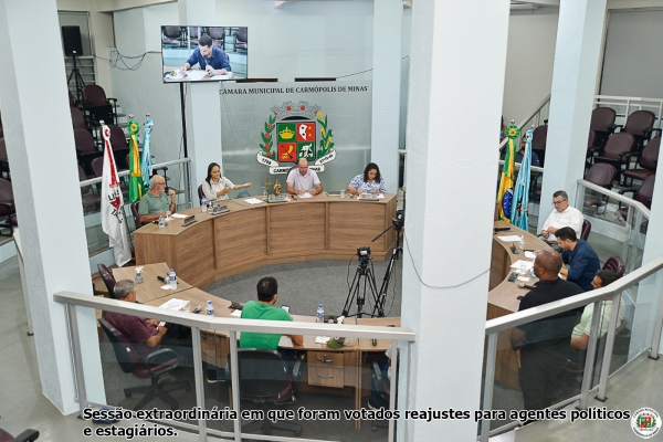 Aprovados reajustes para servidores, agentes políticos e estagiários