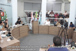 Taxistas pedem fiscalização de mototaxi e transporte via aplicativo