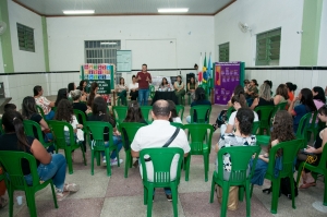 Fotos da Roda de Conversa com o tema  "A Construção de Políticas Públicas para Mulheres" (07/03/2023)
