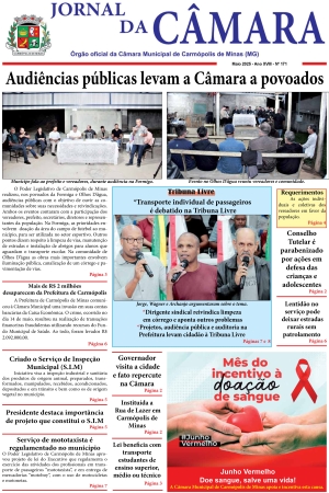 Jornal da Câmara - Maio/2025
