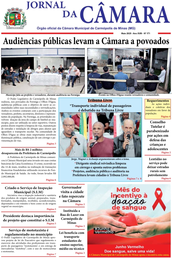 Jornal da Câmara - Maio/2025