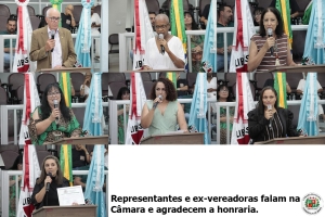 Ex-vereadoras são homenageadas com moções de aplauso