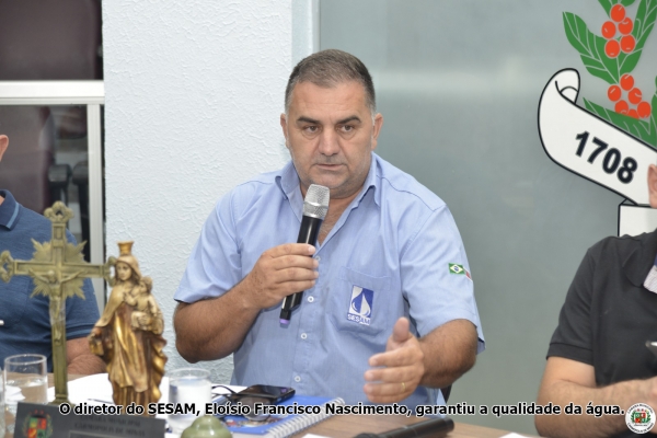 Água do SESAM está dentro dos padrões de consumo