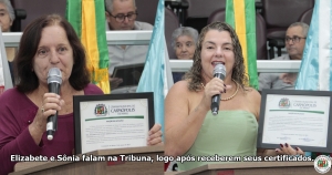 Mais duas mulheres recebem moções de aplauso no Legislativo