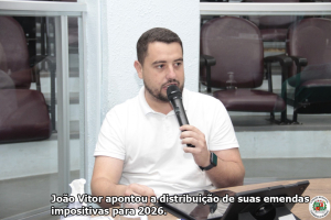 Vereador anuncia destinação de recursos a instituições