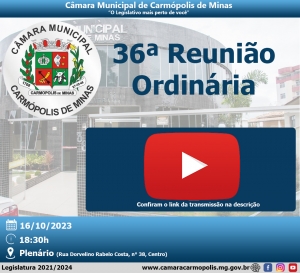 Transmissão Reunião Ordinária (16/10/2023)