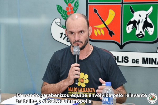 Presidente ressalta a importância do Maio Laranja