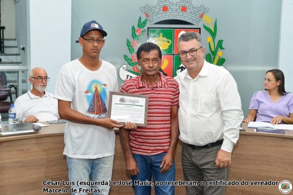 Congo Bené Sulino é homenageado com moção de aplauso