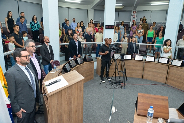 Fotos da Sessão Solene ocorrida na data de 22/12/2023