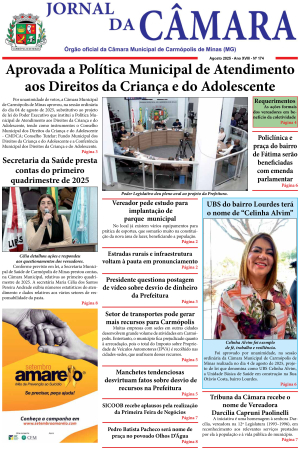 Jornal da Câmara - Agosto/2025