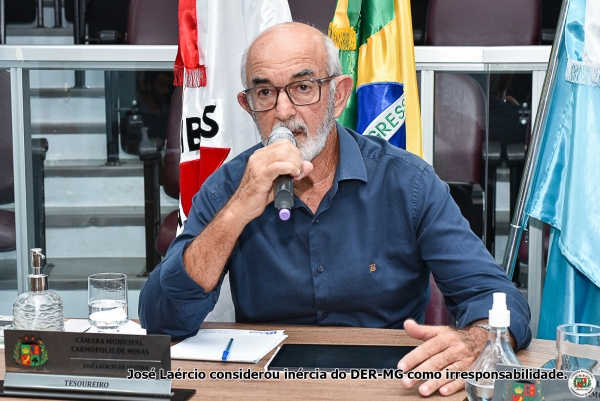 Perigos na MG-270 são frutos de pouco-caso do DER-MG, diz vereador